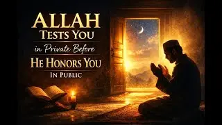 Allah Tests You in Private Before He Honors You in Public.