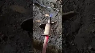 Pulse Jet rocket jet engine under full throttle LP