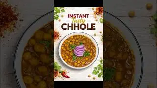 Instant 1 pot chhole #InstantChhole#ChholeRecipe#QuickRecipe#EasyCooking#ViralRecipe#TrendingFood