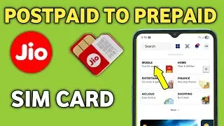 How to convert Jio sim card from postpaid to prepaid | convert Jio postpaid to prepaid