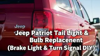 Jeep Patriot Tail Light & Bulb Replacement (Brake Light & Turn Signal DIY)