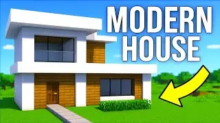 Minecraft Ultra Modern Luxury House Build Easy step by step Modran mansion