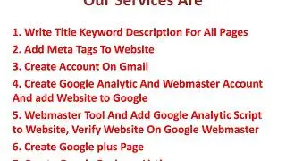SEO - Website Promotion Services