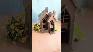 mini beautiful clay house design 🏠 || #clayhouse #mudhouse #craft