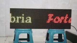 Running Text RGB 40x100Cm Full Color Wifi - Outdoor Mini VideoTron
