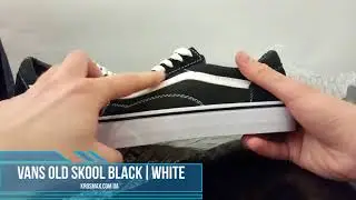 Живой видео обзор кеды Vans Old Skool Black White (реплика)