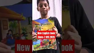 New Book Class 7 KVS English 2025 Edition☺️ #kvs #shorts #kvstgtpgt #ncert