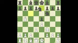 How to checkmate in 7 moves (Mortimer Trap) #chess #checkmate #chessgame #chesscom #chesstactics