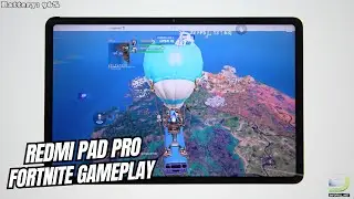 Xiaomi Redmi Pad Pro Fortnite Gameplay | Snapdragon 7s Gen 2