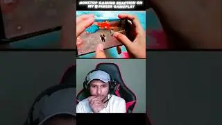 Nonstop Gaming Reaction 🤯 On My 5 Finger Handcam👑 Video #shorts #freefire #ngesports #nonstopgaming