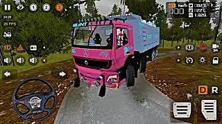 12 Wheeler Truck Damage In Offroad Driving |Bus Simulator Indonesia | Bussid Bharat Benz Truck Mod