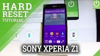 How to Factory Reset SONY Xperia Z1 - Wipe Data |HardReset.info