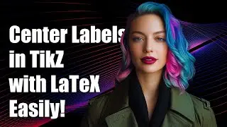 How to Automatically Center Labels Between TikZ Nodes in LaTeX