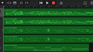 Carol of the bells - an original GarageBand cover by Zan Music
