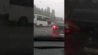 Град на стадионе "Волга" в Саратове