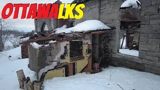 End of winter walkthrough Lemieux Island - Ottawa Walking Tour 2022