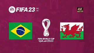 Brasil x País de Gales | FIFA 23 Gameplay Copa do Mundo Qatar 2022 | Final [4K 60FPS]