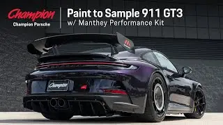 Покраска по образцу 911 GT3 с комплектом Manthey Performance Kit