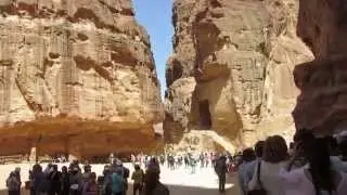 Petra, Jordan - Al - Khazneh (the Treasury) the most beautiful site Petra
