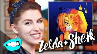 Drawing Zelda / Sheik // Rad Portraits with Beth Be Rad | Snarled