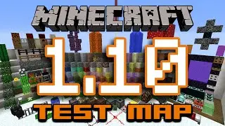 1.10 MINECRAFT TEST MAP for Resource Packs and Map Makers