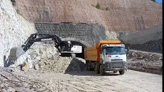 (1) HİDROMEK 301 LC EKSKAVATÖR HAFRİYAT YÜKLEME / HIDROMEK 301 LC EXCAVATOR EARTHMOVING LOADING