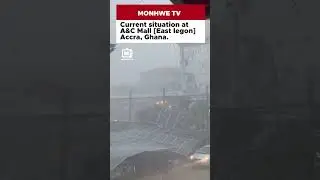 Heavy thunderstorm and rain hit Accra this morning. #shorts #monhwetv #disaster #youtbeshorts #rain