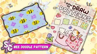 How To Draw Patterns: BEE Doodle Pattern - Coco Wyo CocoWyo @sophiecolours Sophie Colours