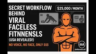 Secret Workflow Behind Viral Faceless USA Fitness Channels Revealed!