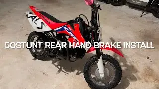 Installing a Hand Brake on my Pit Bike!