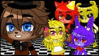 FNAF em os caras malvados (versão gacha)🐻🐰🐥🦊