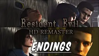 Resident Evil 1 HD Remaster-All Endings