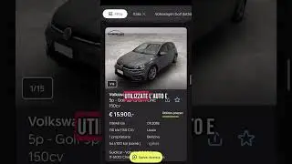 Utilitaria o auto sportiva? Golf 1.5 150cv 🔥 #autousata #automobile #golf #gti #rline #audi #mazda