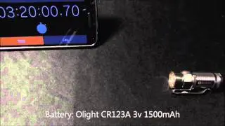 Olight S1 Baton Titanium RunTime