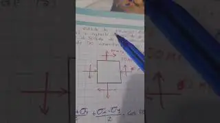 Ejer 3, Transformaci&oacute;n de esfuerzo - Resistencia de Materiales 