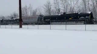 West bound ns unit 4940 ns unit 4383 mixed freight train 