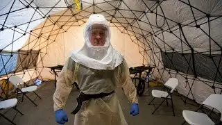 Go inside the triage tent as local hospital practices response for COVID-19
