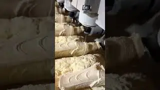 Amazing Multi Spindle CNC Machine Carving Wooden Buddha Statues  Efficient 4D Woodworking Technology