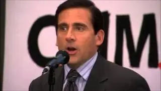 The Office Crime Aid Auction Scene