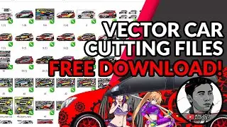 VECTOR CAR CUTTING FILES FREE DOWNLOAD! (CORELDRAW)