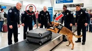 A Police Dog Attacked A Suitcase At The Airport – Seconds Later, Everyone Went Silent