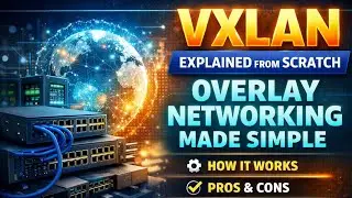 VXLAN Explained from Scratch | Overlay Networking Made Simple | The Network Fixer