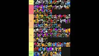 Complete tmnt legends tier list!