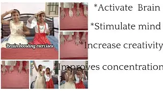Brain boosting exercises for kids .  Improves concentration,  increase creativity