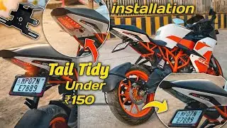 Cheapest KTM Modification Ever ! 🤑 Tail Tidy For KTM RC200/390/250/125 | Full Installation At Home 