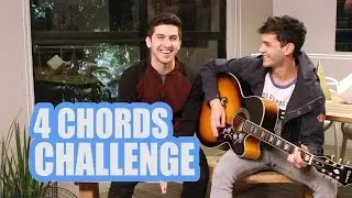 Me gustan con bigote 😂 - 4 chords challenge - Sebastian Silva ft Jerry Velazquez