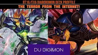 Digimon TCG // BT16/EX06 Diaboromon Deck Profile // The Terror from the Internet!