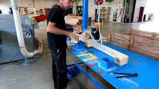 Montage des semelles pour palettes