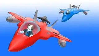 EPIC Roblox  ✈ RED VS BLUE PLANE WARS! GAME Part 1 | UrjitPlays