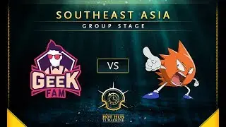 Geek Fam vs Skatemasters - TI7: SEA Regional Qualifiers Group Stage - @HadesDotaTV @GodotAU